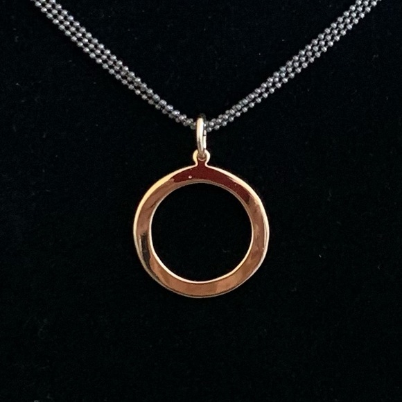 GK .925 Sterling Silver Necklace Live Love Laugh Pendent 16” w/ 2” Extender - Picture 4 of 9